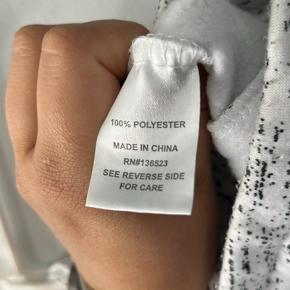 Brooklyn Cloth Men’s White & Black Speckled Sweat Pant Jogger Larger - Picture 9 of 9